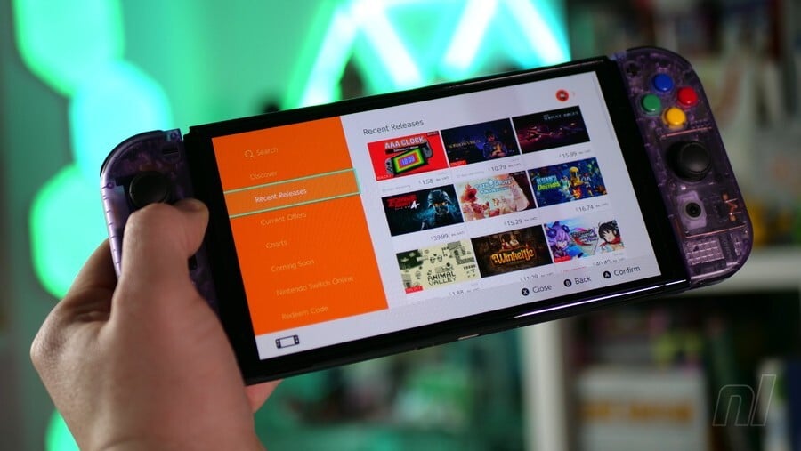 Switch OLED Nintendo eShop